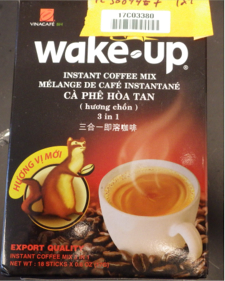 Hong Lee Trading Inc. Issues Allergen Alert On Undeclared Milk Allergens In Vina Café Wake-Up Instant Coffee